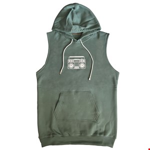 SLEEVELESS HOODIE BOOMBOX#1